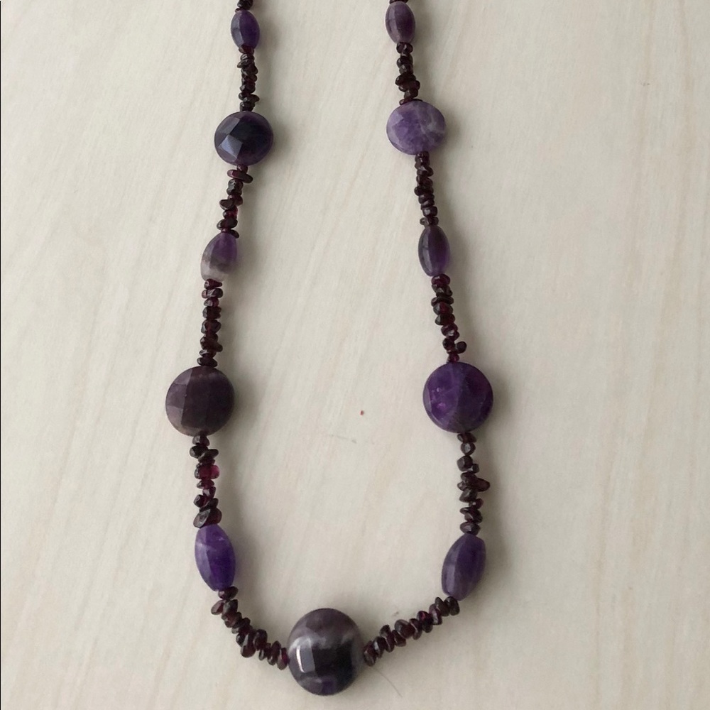 SOLD JAY KING MINE FINDS AMETHYST BEADED NECKLACE - Picture 5 of 8